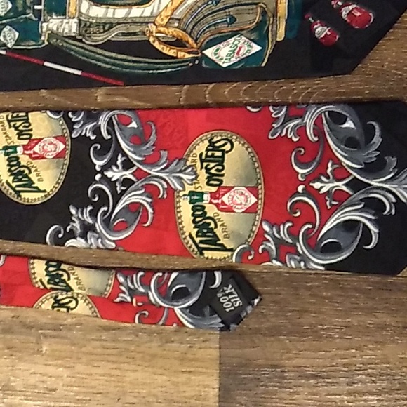 3 Tabasco neckties 100% Silk - Picture 2 of 4
